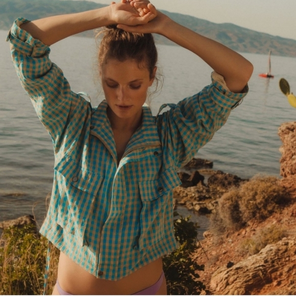 NWT Anthropologie Cinched Utility Jacket Medium Size - Picture 3 of 6